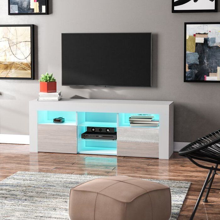 Featured Photo of 20 Best Ezlynn Floating Tv Stands for Tvs Up to 75"