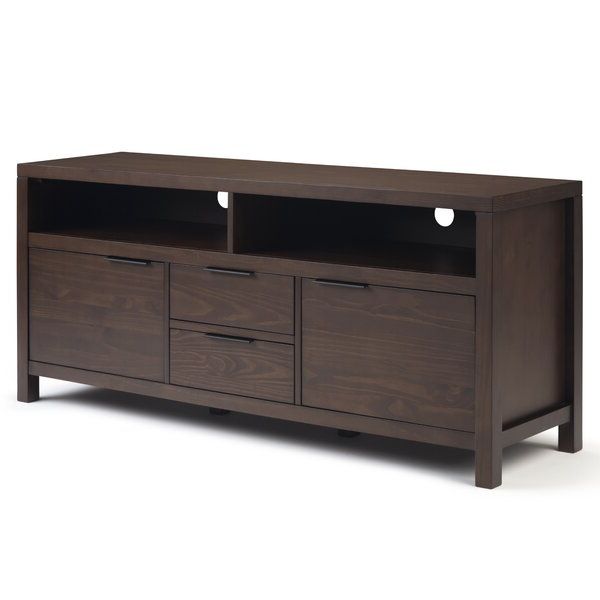 Millwood Pines Mcadams Solid Wood Tv Stand For Tvs Up To With Solid Wood Tv Stands For Tvs Up To 65&quot; (View 12 of 20)