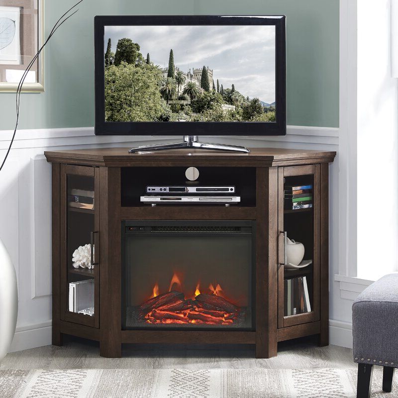 Mistana™ Tieton Corner Tv Stand For Tvs Up To 50" With Within Tracy Tv Stands For Tvs Up To 50" (View 9 of 20)
