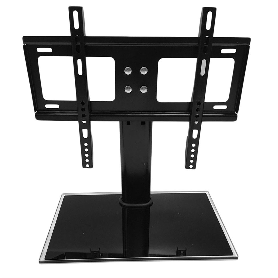 New 37" 55" Universal Tv Stand/base Lcd/led/plasma Tvs Regarding Modern Black Universal Tabletop Tv Stands (Gallery 13 of 20)