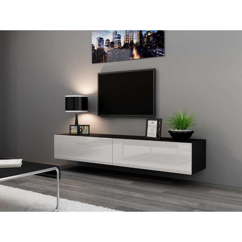 Orren Ellis Agoura Floating Tv Stand For Tvs Up To 78 With Ansel Tv Stands For Tvs Up To 78&quot; (View 13 of 20)