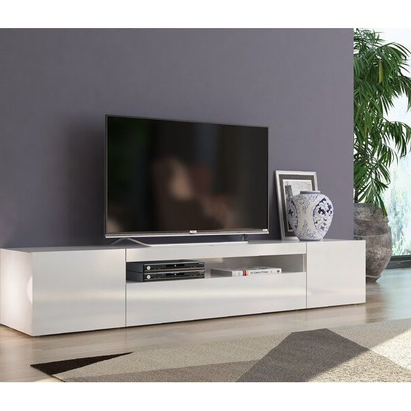 Orren Ellis Cribbs Tv Stand For Tvs Up To 88" & Reviews With Ailiana Tv Stands For Tvs Up To 88&quot; (Gallery 1 of 20)