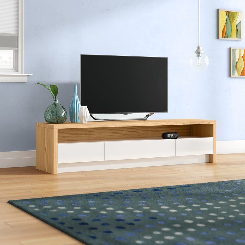 Orren Ellis Makiver Tv Stand For Tvs Up To 78" & Reviews With Regard To Ansel Tv Stands For Tvs Up To 78" (View 11 of 20)