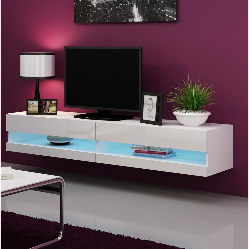 Orren Ellis Ramsdell Floating Tv Stand For Tvs Up To 78 Inside Grandstaff Tv Stands For Tvs Up To 78&quot; (View 15 of 20)