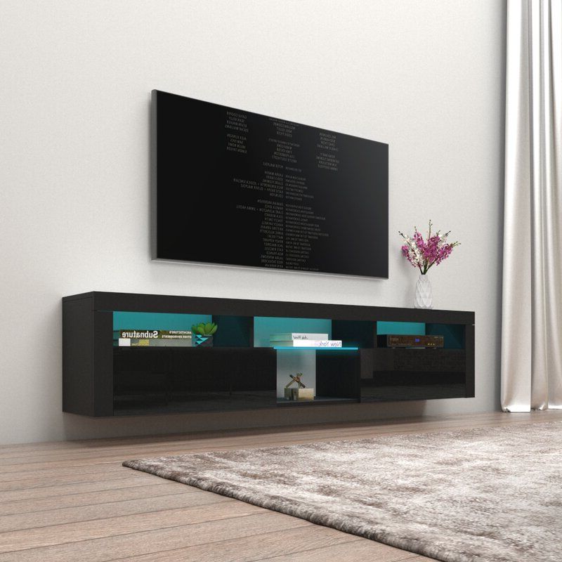 Orren Ellis Sabacky Floating Tv Stand For Tvs Up To 88 With Regard To Ailiana Tv Stands For Tvs Up To 88&quot; (Gallery 19 of 20)