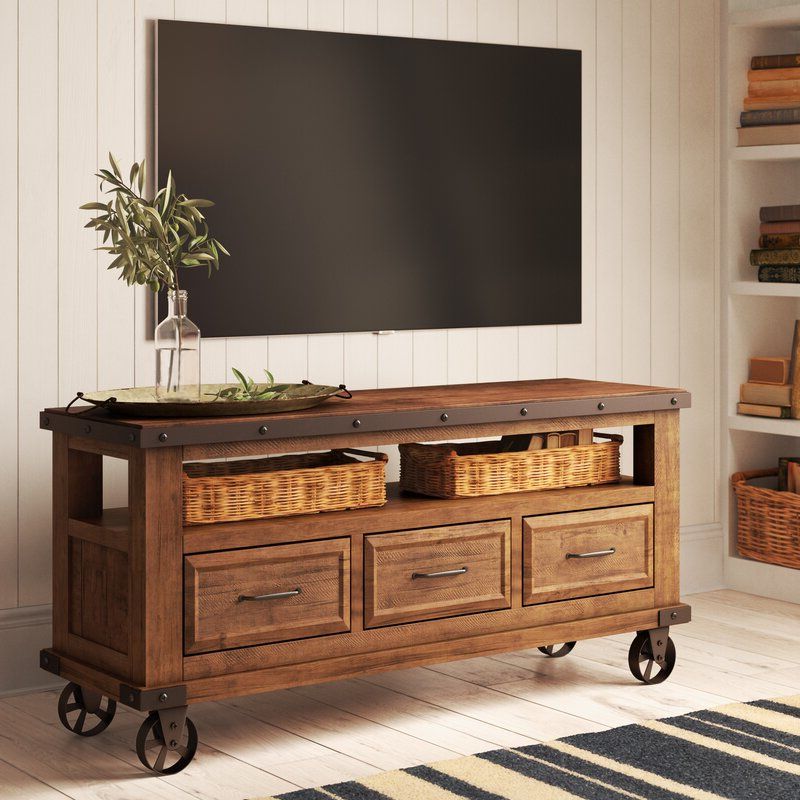 Pablo Solid Wood Tv Stand For Tvs Up To 65 Inches & Reviews Inside Margulies Tv Stands For Tvs Up To 60&quot; (Gallery 19 of 20)