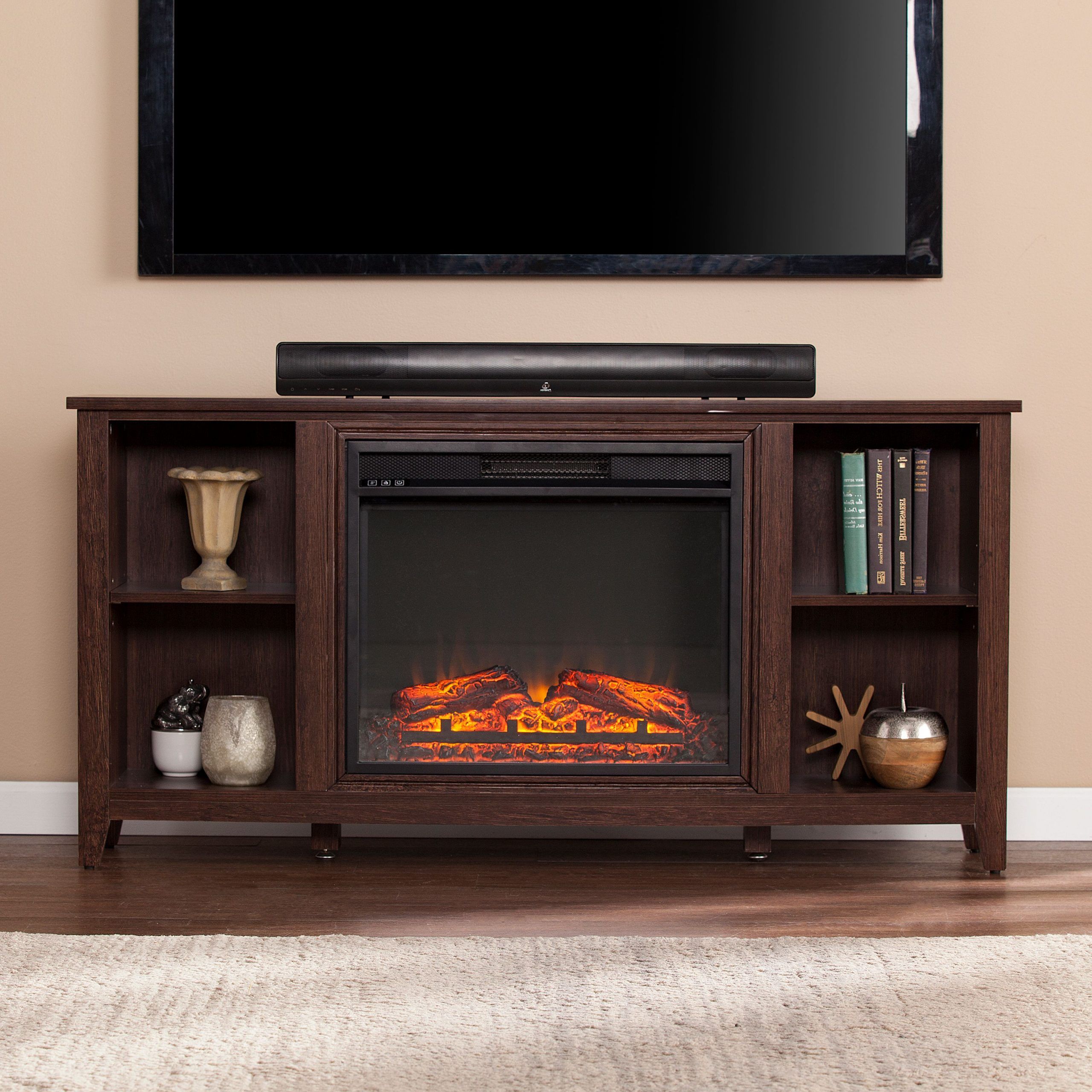 Paxifyre Electric Fireplace Tv Stand, For Tv's Up To 50 With Regard To Mclelland Tv Stands For Tvs Up To 50&quot; (View 13 of 20)