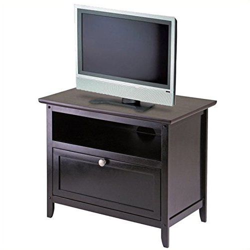 Pemberly Row Tv Stand In Espresso | Tv Stand, Winsome Wood Within Winsome Wood Zena Corner Tv & Media Stands In Espresso Finish (Gallery 5 of 20)