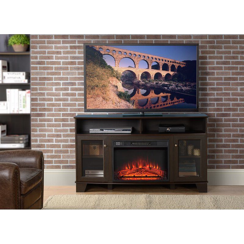 Red Barrel Studio® Aagand Tv Stand For Tvs Up To 60" With Throughout Lorraine Tv Stands For Tvs Up To 60" With Fireplace Included (Gallery 17 of 20)