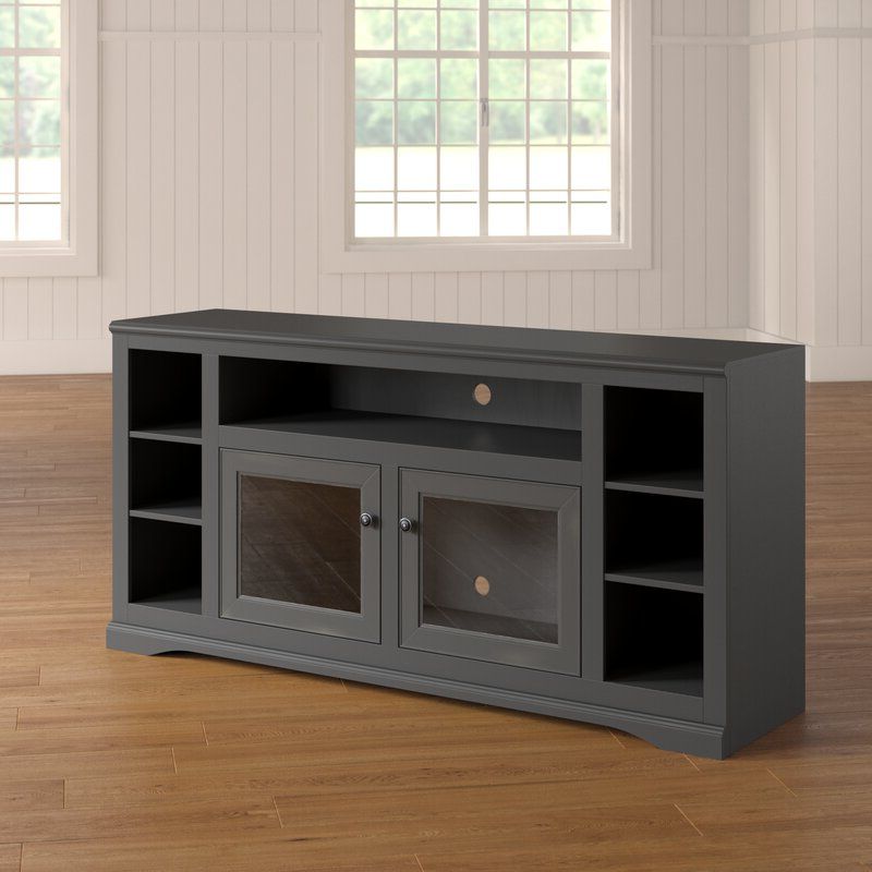 Red Barrel Studio® Wentzel Solid Wood Tv Stand For Tvs Up Throughout Betton Tv Stands For Tvs Up To 65" (View 7 of 20)
