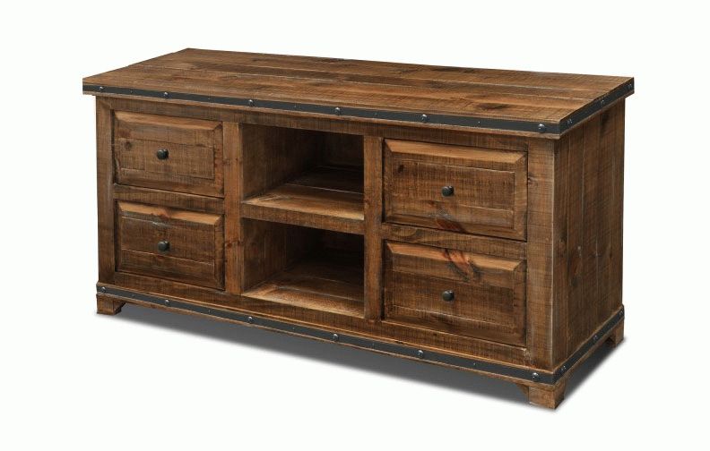 Rustic 55" Tv Stand, Rustic Tv Stand Or Console, Wood Tv Stand Throughout Rustic Country Tv Stands In Weathered Pine Finish (View 6 of 20)