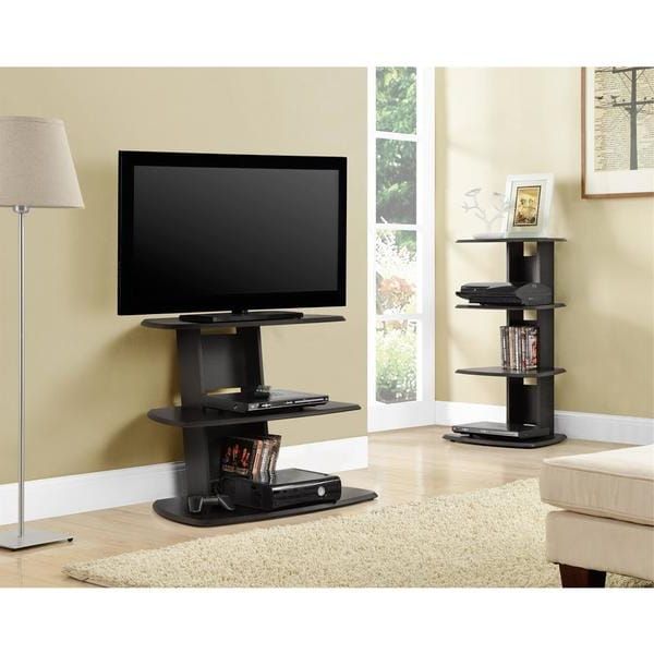 Shop Avenue Greene Crossfield Tv Stand For Tvs Up To 32 Inside Carbon Wide Tv Stands (Gallery 7 of 20)