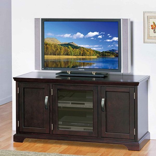 Shop Chocolate Bronze 50 Inch Tv Stand & Media Console With Caleah Tv Stands For Tvs Up To 50&quot; (View 10 of 20)