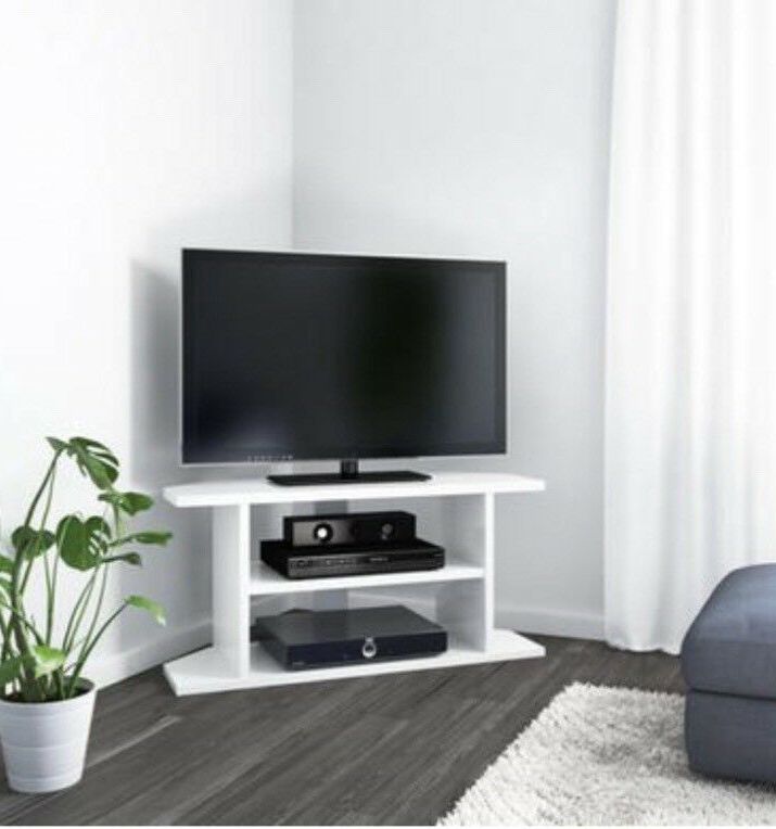 Small White Tv Corner Stand | In Livingston, West Lothian With Corona White Corner Tv Unit Stands (View 8 of 20)