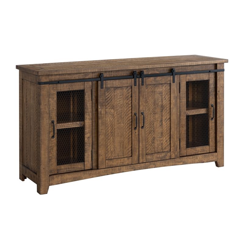 Solid Mahogany Tv Stands And Tv Stands In Mahogany | Cymax Regarding Martin Svensson Home Barn Door Tv Stands In Multiple Finishes (Gallery 1 of 20)