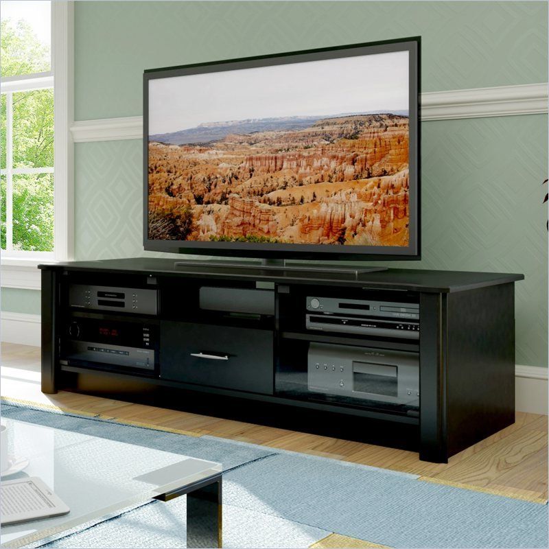 Sonax Bromley Versatile Storage Tv Stand For 48 68 Inch For Bromley Black Wide Tv Stands (View 8 of 20)