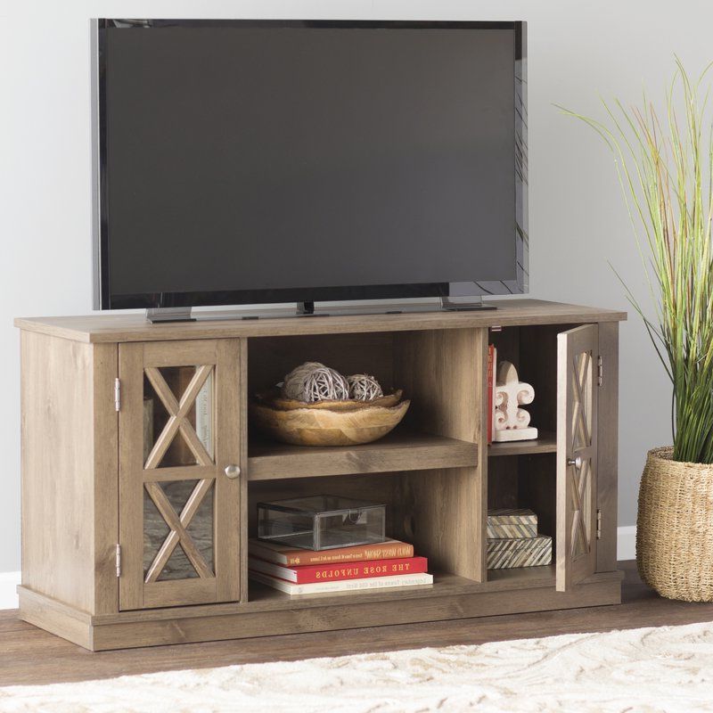 This Otto Tv Stand Can Recast Any Room As It Easily With Regard To Modern Farmhouse Fireplace Credenza Tv Stands Rustic Gray Finish (View 6 of 20)