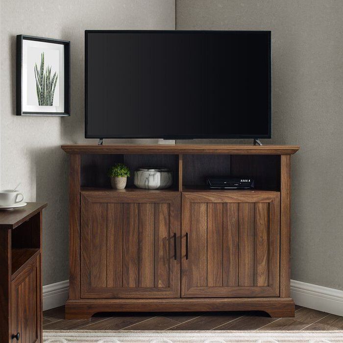 Tomball Corner Tv Stand For Tvs Up To 48" In 2020 | Corner Within Antea Tv Stands For Tvs Up To 48" (Gallery 7 of 20)