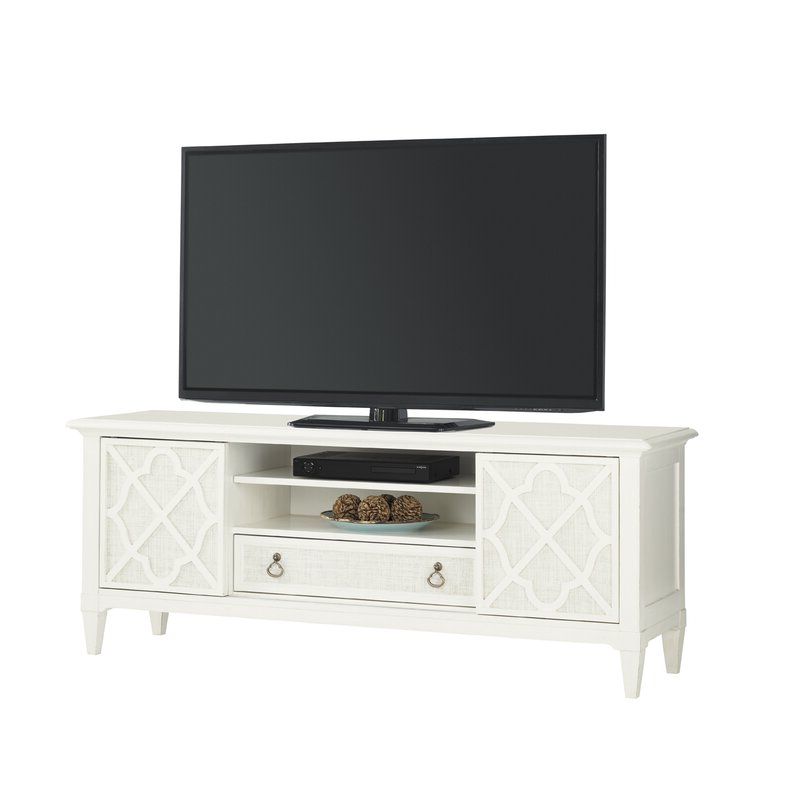 Tommy Bahama Home Ivory Key Solid Wood Tv Stand For Tvs Up Regarding Miconia Solid Wood Tv Stands For Tvs Up To 70&quot; (View 7 of 20)
