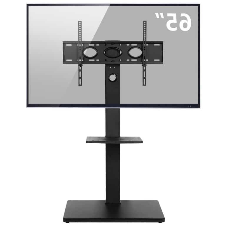 Top 10 Best Tv Stand With Mount 2020 Review – Review Best 1 With Regard To Rfiver Universal Floor Tv Stands Base Swivel Mount With Height Adjustable Cable Management (View 6 of 20)