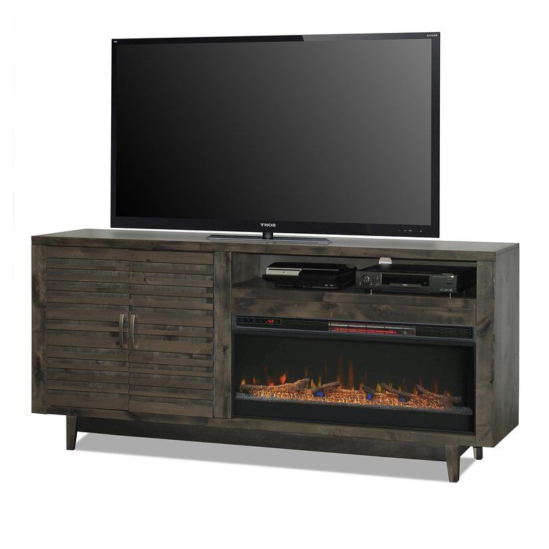 Union Rustic Nico Tv Stand For Tvs Up To 88" With Electric With Regard To Ailiana Tv Stands For Tvs Up To 88" (View 6 of 20)