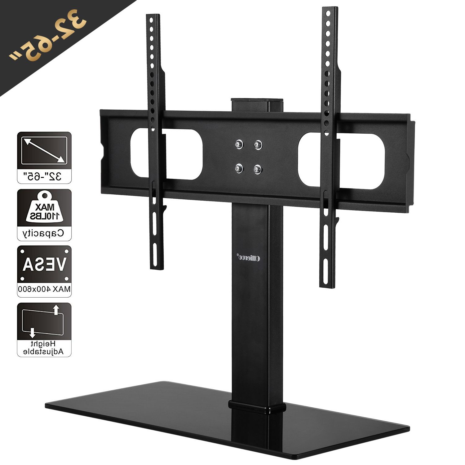 Universal Tabletop Tv Stand Base For 32 65 Inch Lcd Led Pertaining To Paulina Tv Stands For Tvs Up To 32&quot; (View 7 of 20)