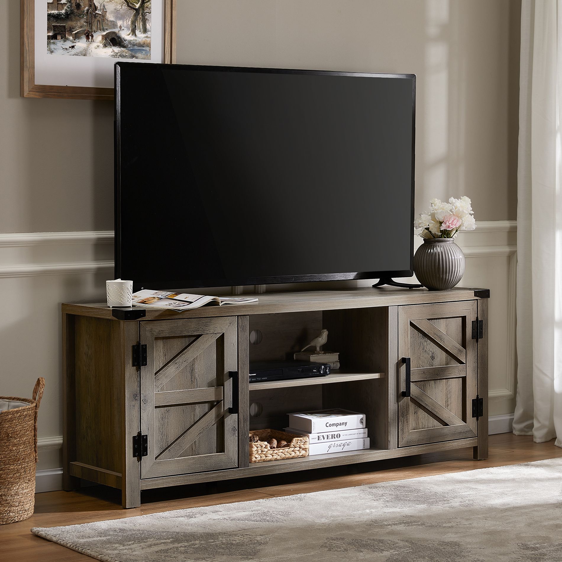 Featured Photo of 20 Inspirations Corona Grey Flat Screen Tv Unit Stands