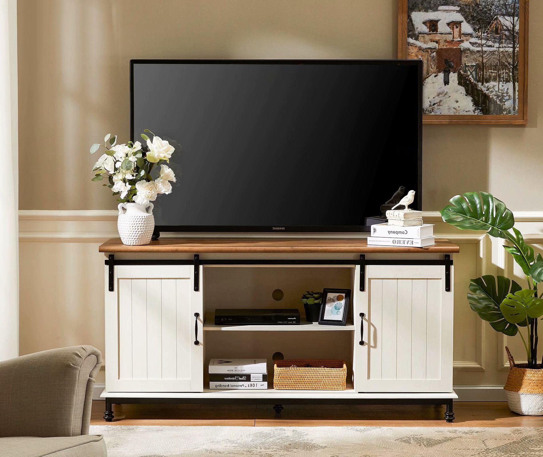 Featured Photo of 20 Collection of Modern Sliding Door Tv Stands