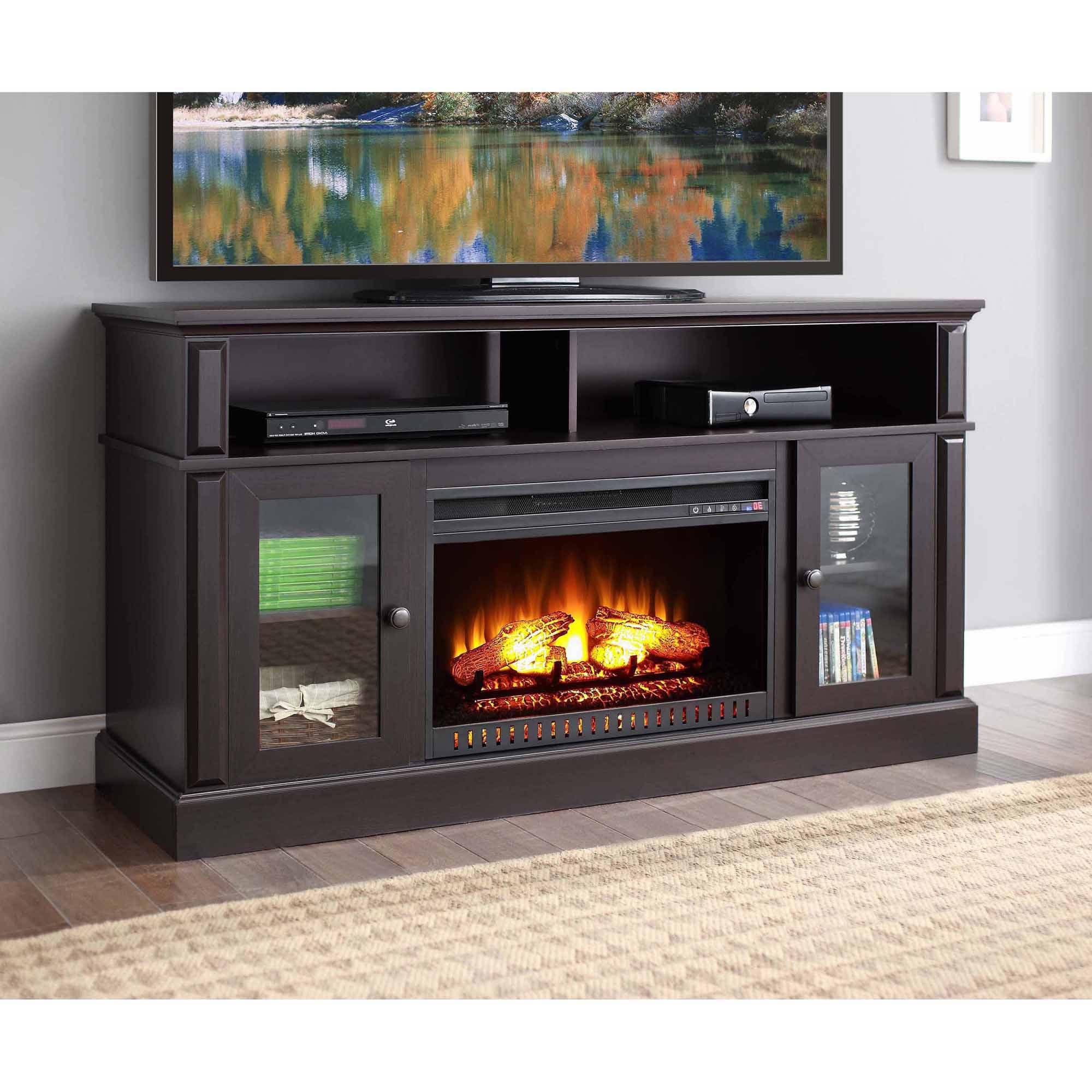 Whalen Barston Media Fireplace For Tv's Up To 70, Multiple Pertaining To Fireplace Media Console Tv Stands With Weathered Finish (View 8 of 20)
