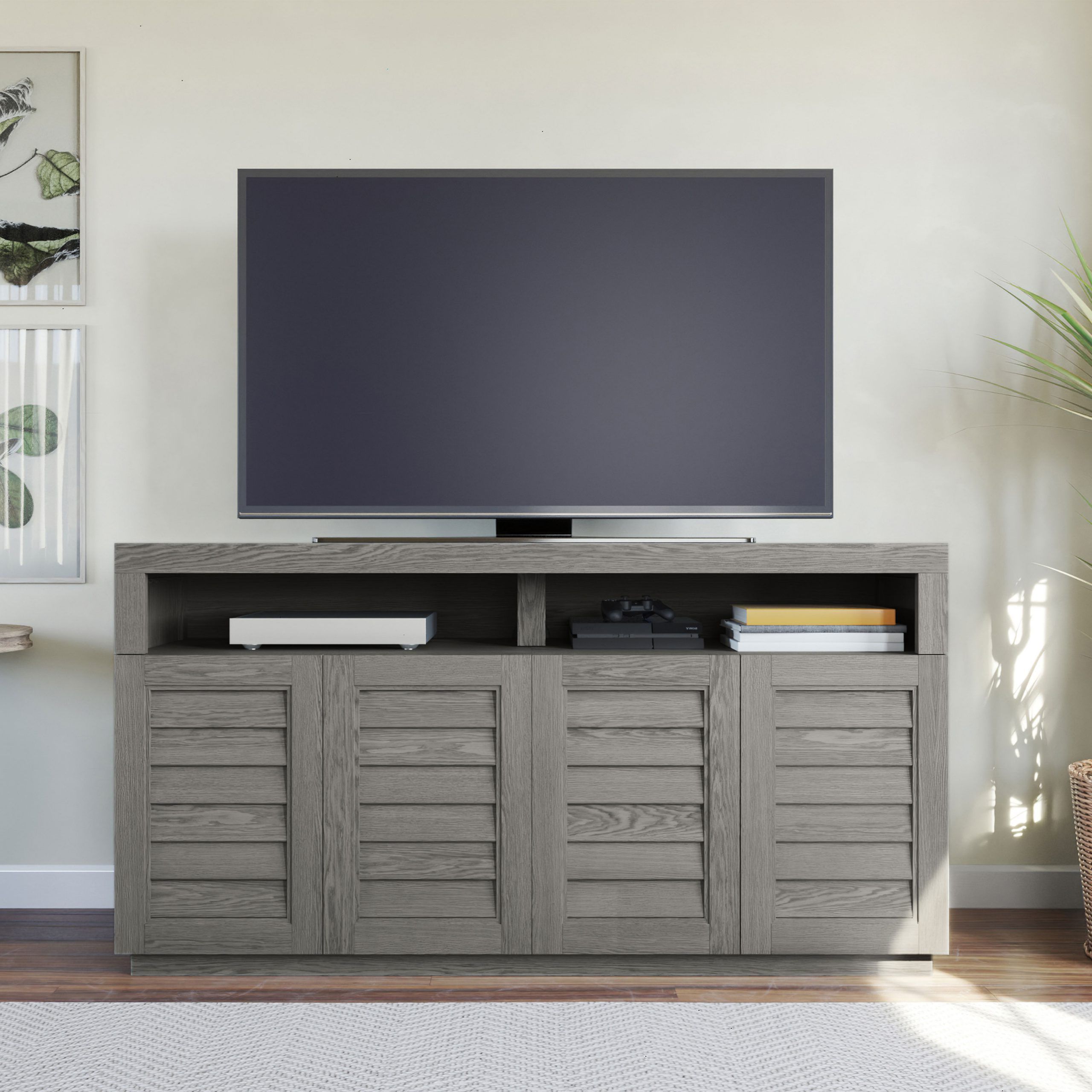 Whalen Regarding Farmhouse Tv Stands For 75&quot; Flat Screen With Console Table Storage Cabinet (Gallery 20 of 20)