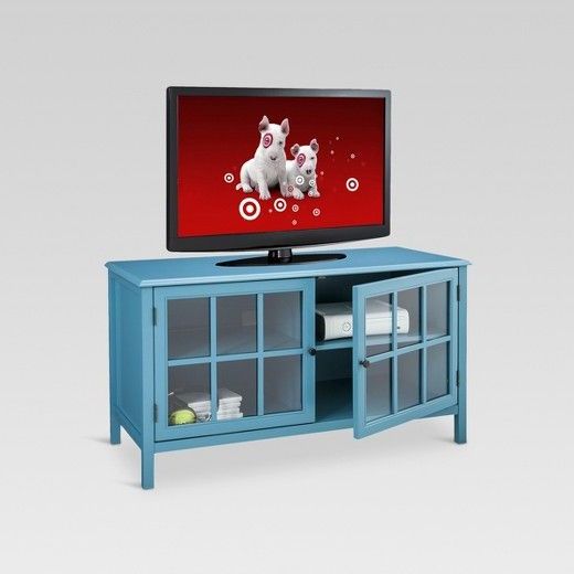 Windham Tv Stand Teal – Threshold™ | Tv Stand, Target Home Intended For Farmhouse Tv Stands For 75" Flat Screen With Console Table Storage Cabinet (View 8 of 20)