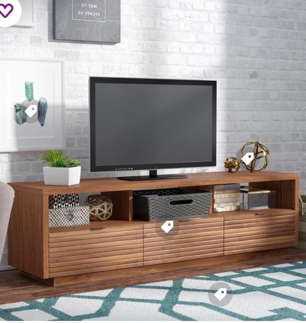 Posner Tv Stand For Tvs Up To 70" | Tv Cupboard Design Within Covent Tv Stands (View 7 of 16)