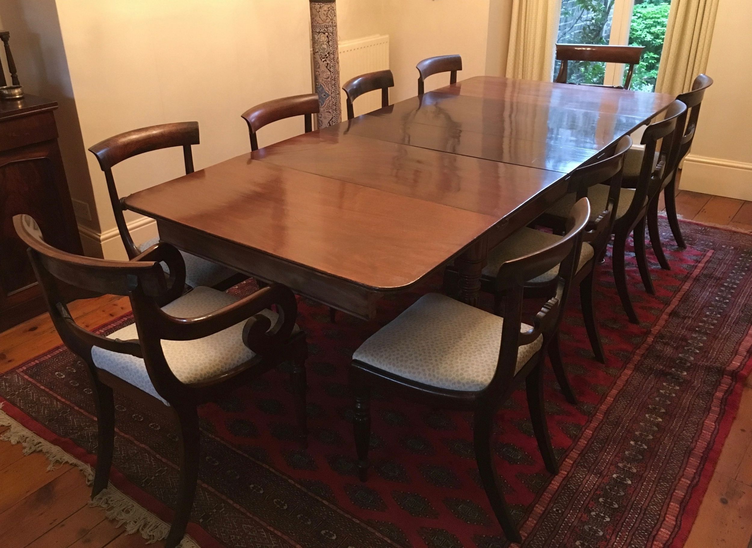 2019 Mahogany Dining Tables For Georgian Extending Mahogany Dining Table (View 5 of 20)