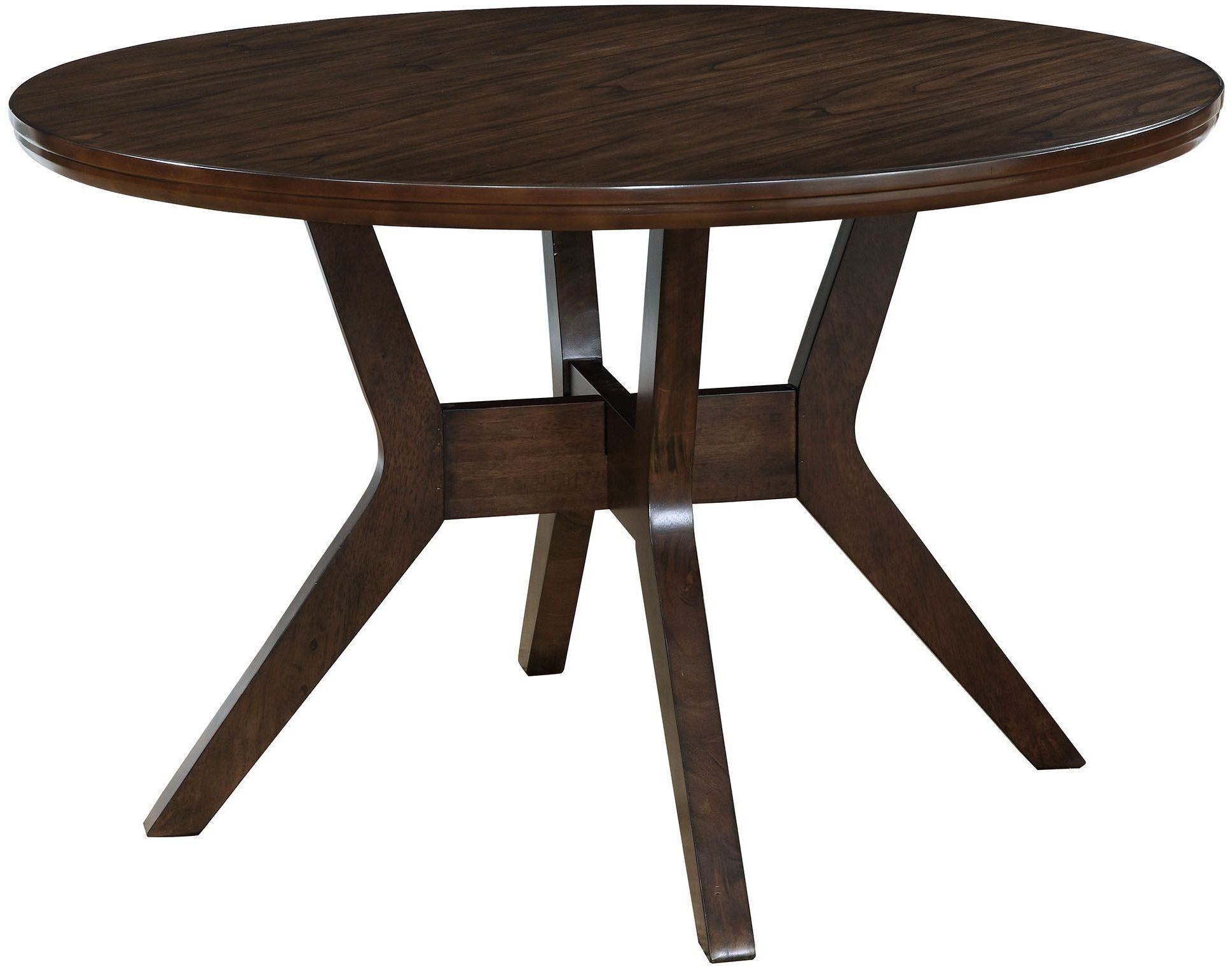 Abelone Walnut Round Dining Table From Furniture Of Intended For Latest Walnut And White Dining Tables (View 12 of 20)