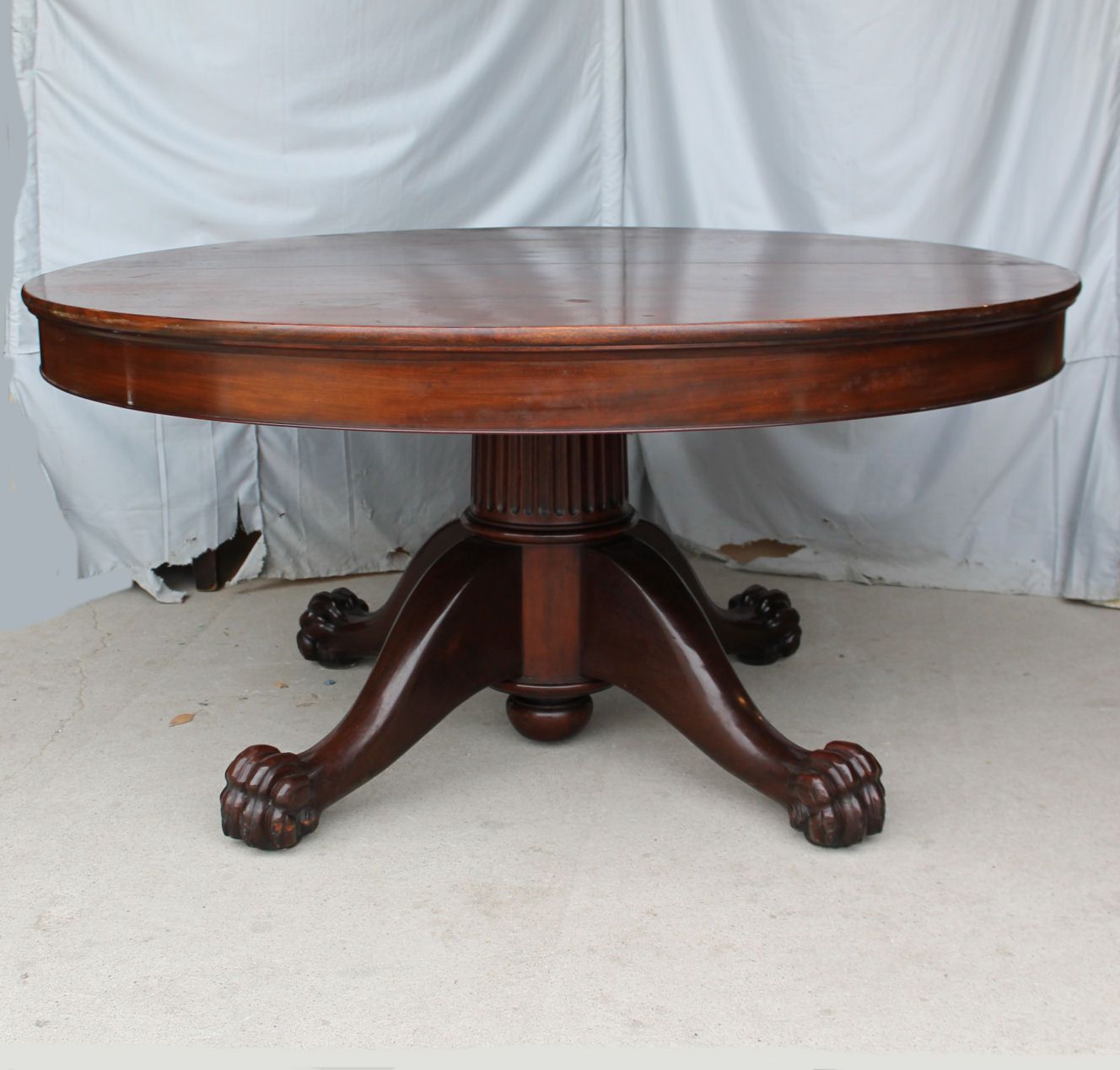 Antique Mahogany Round Dining (View 17 of 20)