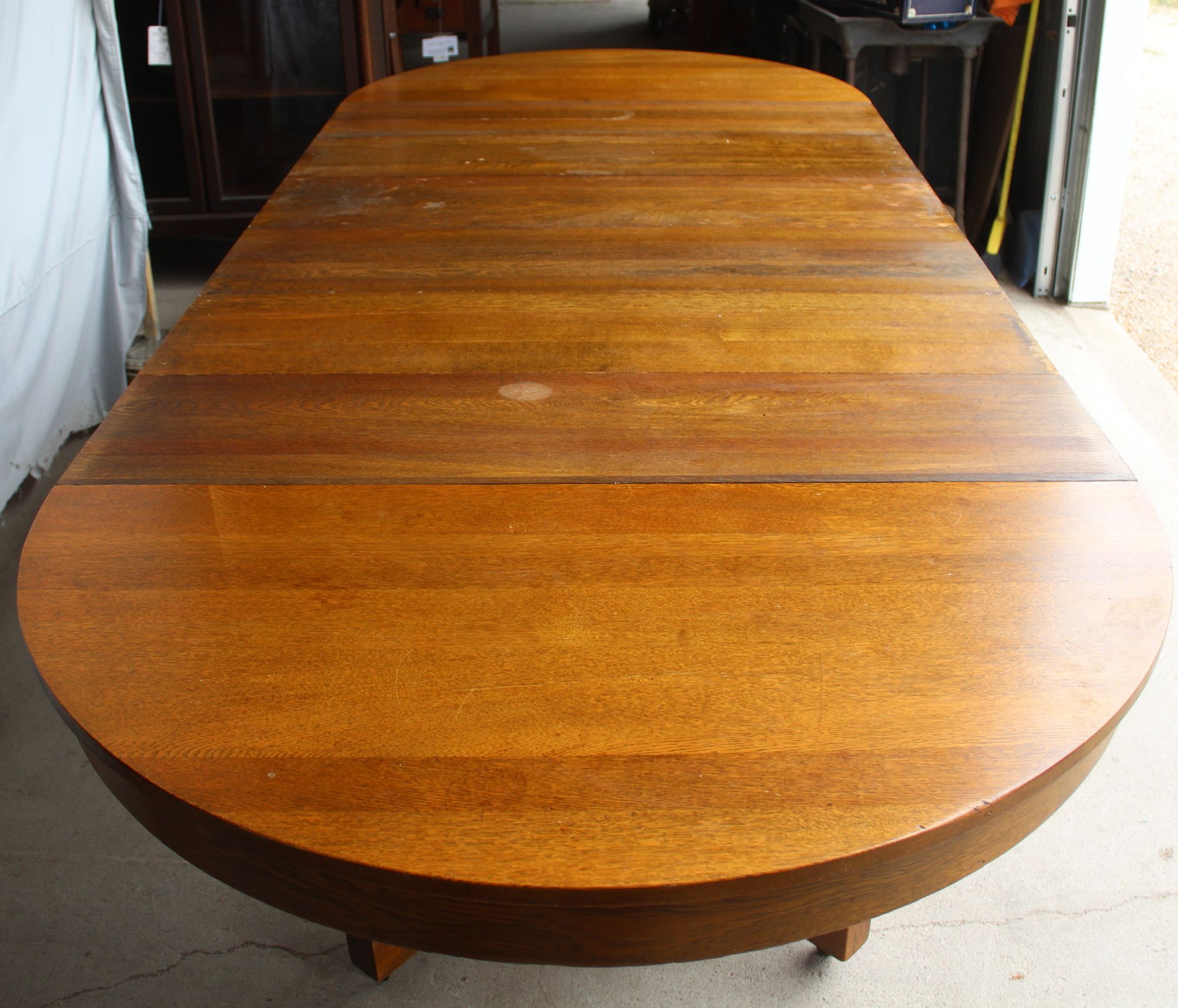 Antique Mission Round Oak Dining In Current Antique Oak Dining Tables (View 2 of 20)