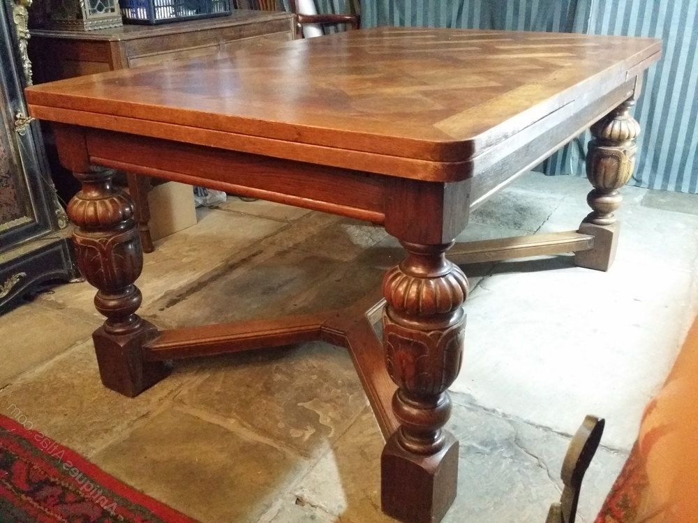 Antique Oak Dining Tables Pertaining To Most Recently Released Antique Oak Draw Leaf Dining Table – Antiques Atlas (View 18 of 20)