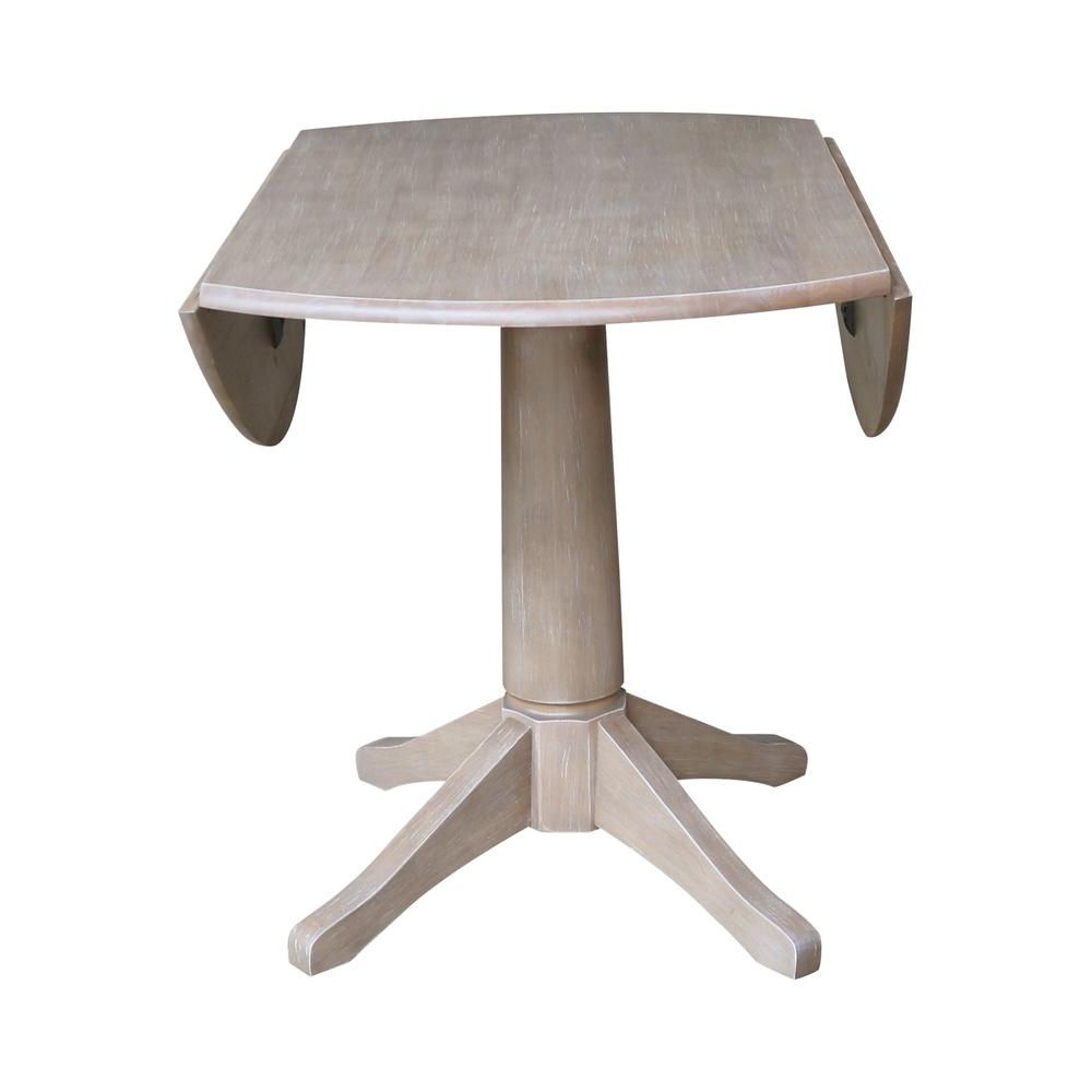 Best And Newest Round Dual Drop Leaf Pedestal Tables For 42" Round Dual Drop Leaf Pedestal Table –  (View 11 of 20)