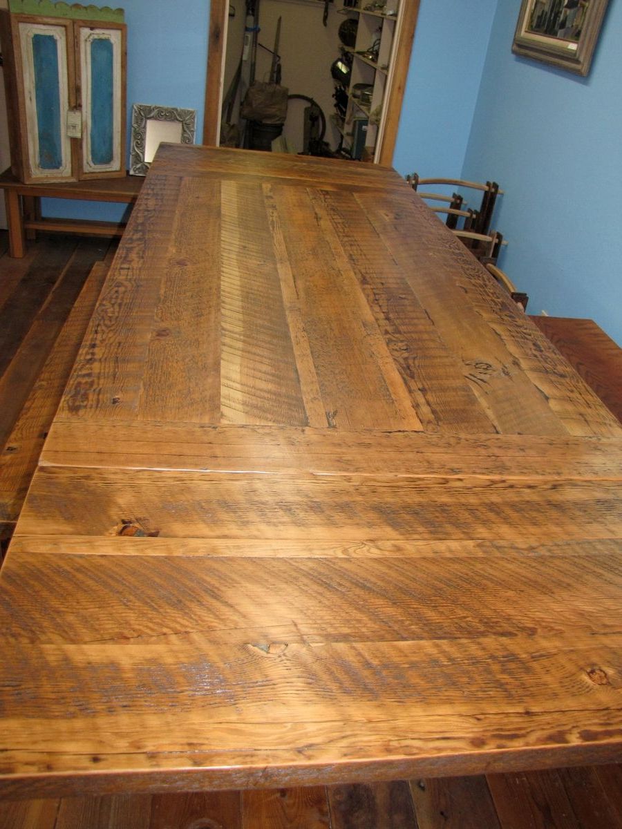 Brown Dining Tables With Removable Leaves Regarding Well Liked Custom Removable Leaves Fir Tableheritage Salvage (View 14 of 20)