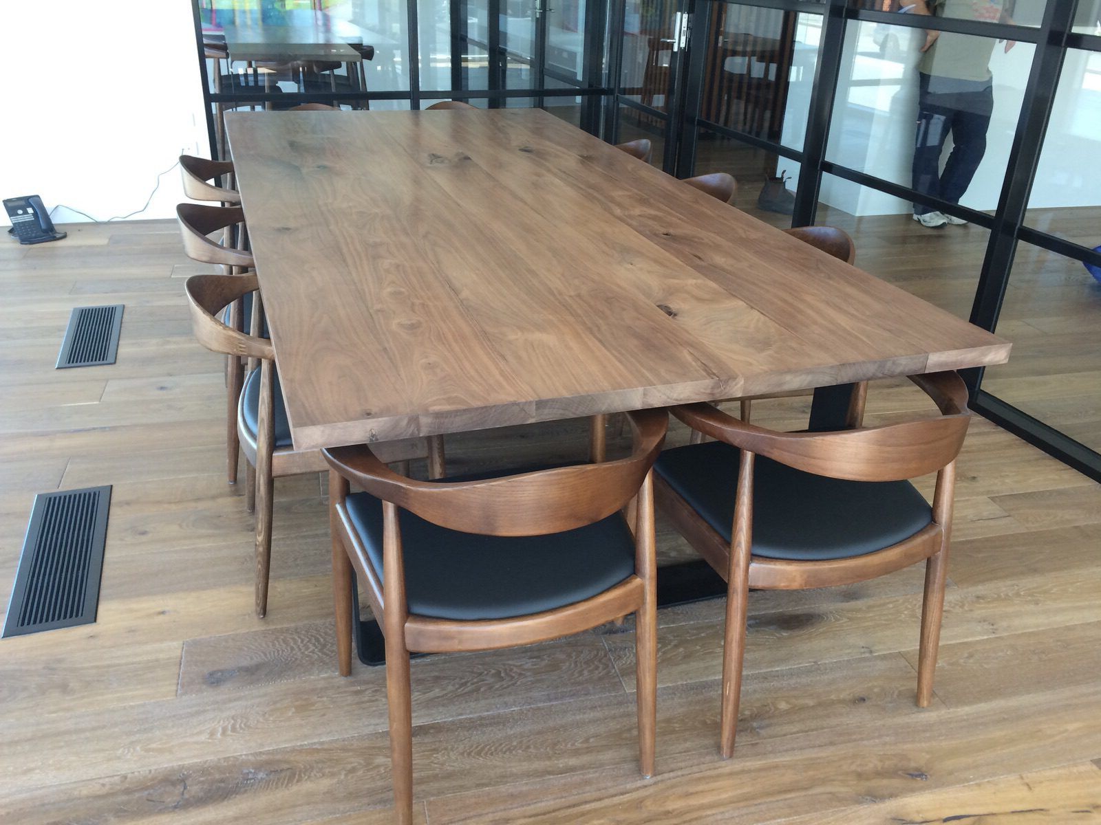 Famous Black And Walnut Dining Tables Regarding King Dining Table American Black Walnut – Lumber Furniture (View 12 of 20)