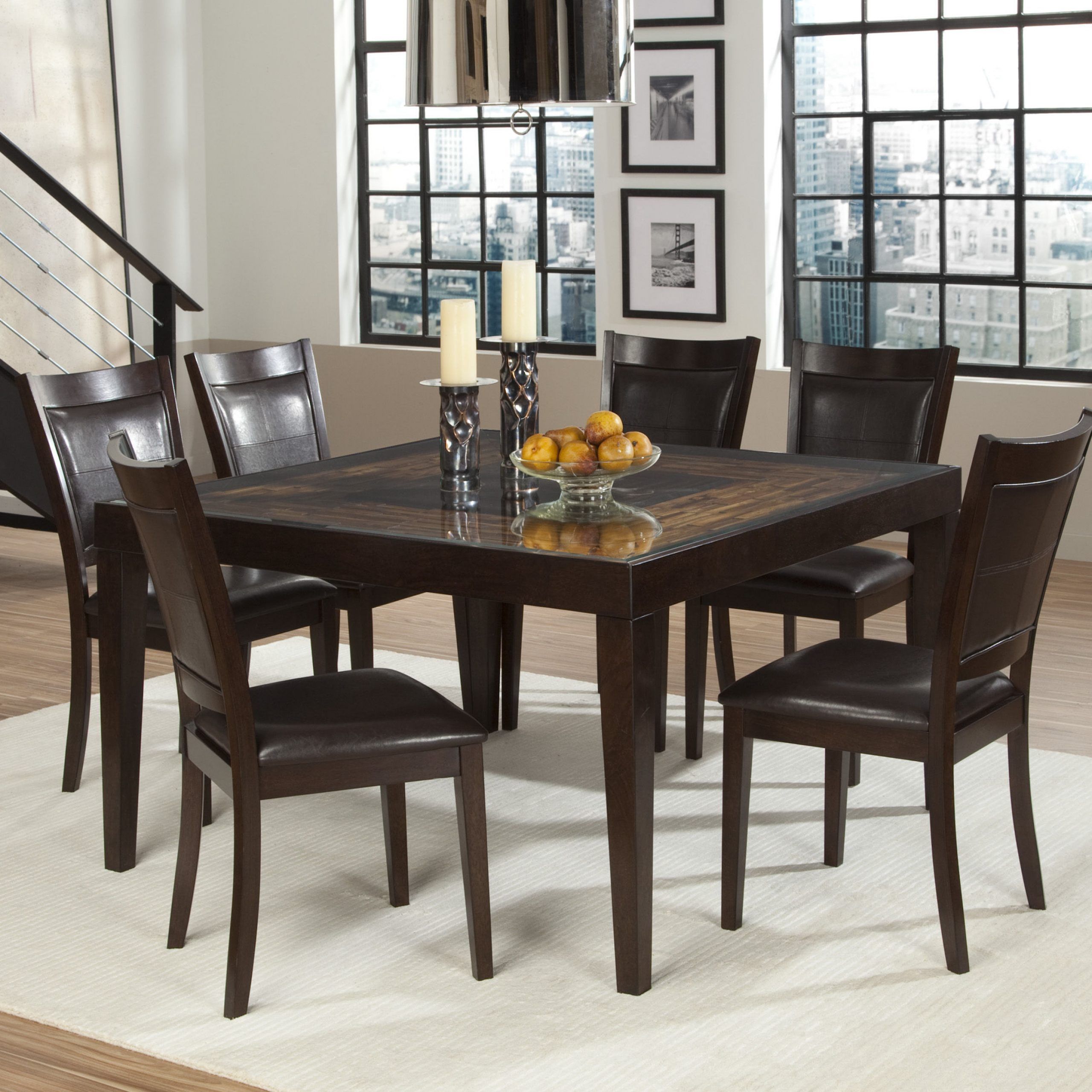 Famous Vincent Chocolate/dark Brown Wood Dining Table (View 1 of 20)
