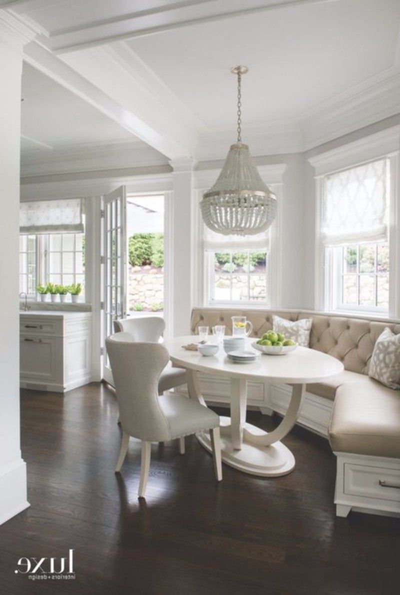 Fashionable White Corner Nooks With Regard To 40 Amazing Breakfast Nooks Ideas For Your Interior Décor (View 6 of 20)