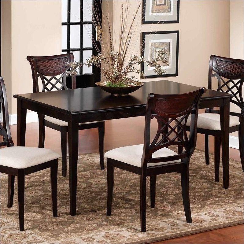Favorite Hillsdale Bayberry Rectangle Dining Table, Dark Cherry In Natural Rectangle Dining Tables (View 8 of 20)