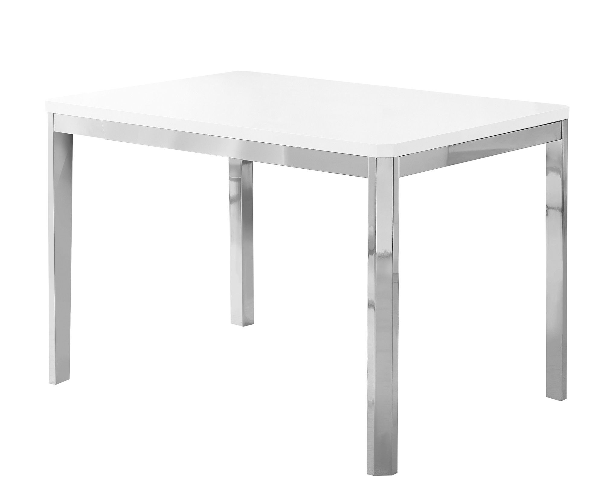 Favorite White Rectangular Dining Tables Pertaining To Monarch Specialties 48 In (View 16 of 20)