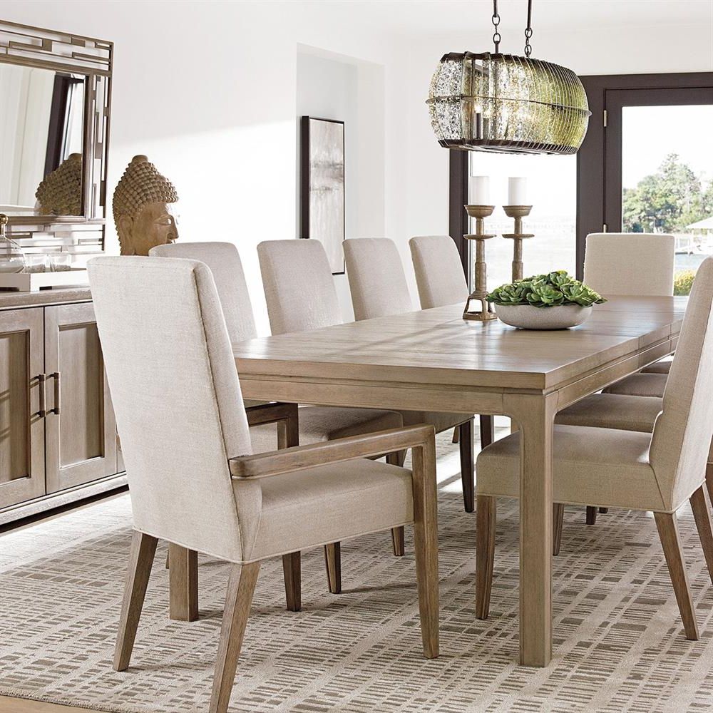Gray Dining Tables With Regard To Latest Lexington Concorde Light Grey Wood Rectangular Extendable (View 2 of 20)