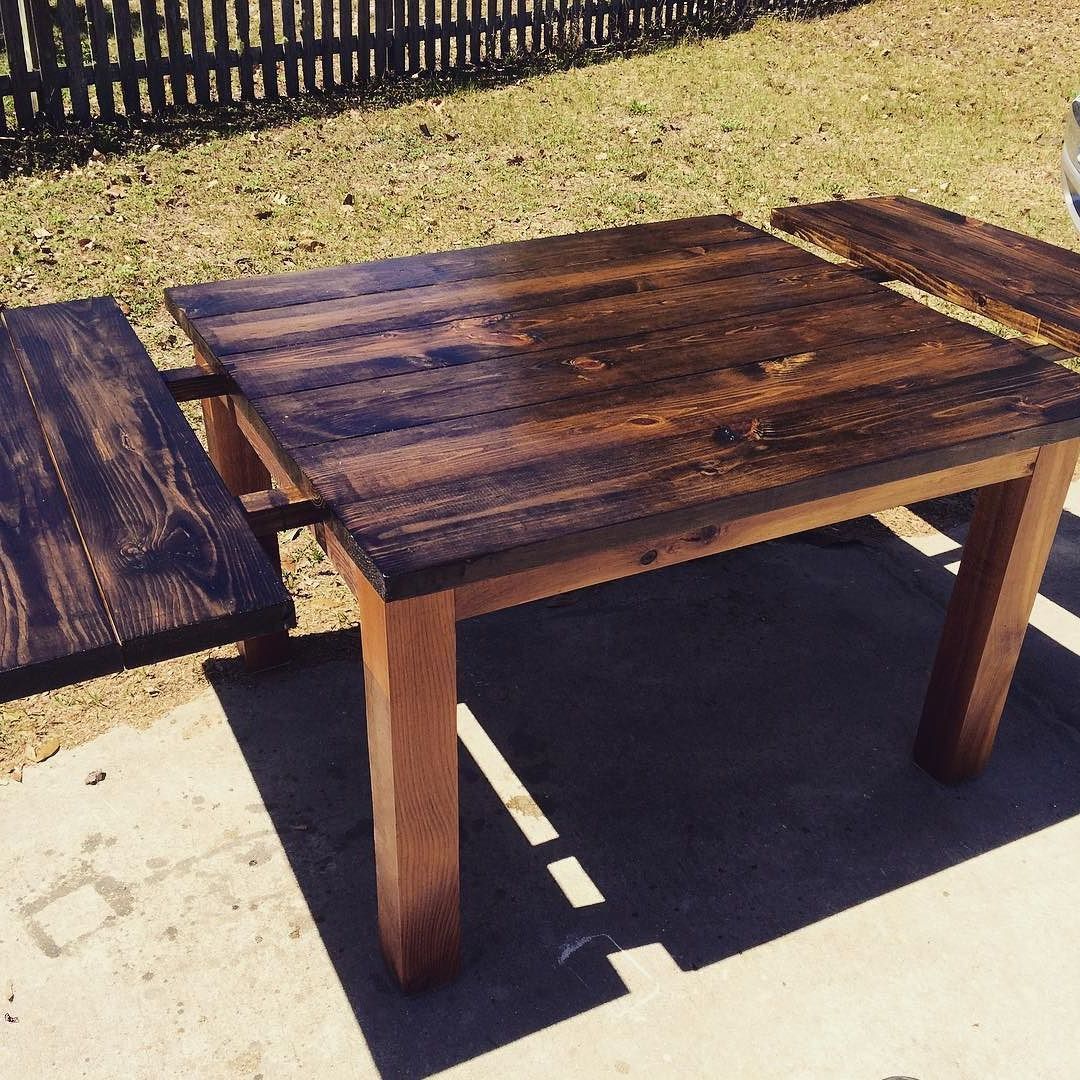 Latest Brown Dining Tables With Removable Leaves Intended For Crafty Ryans On Instagram: "a Dining Table With Removable (View 15 of 20)