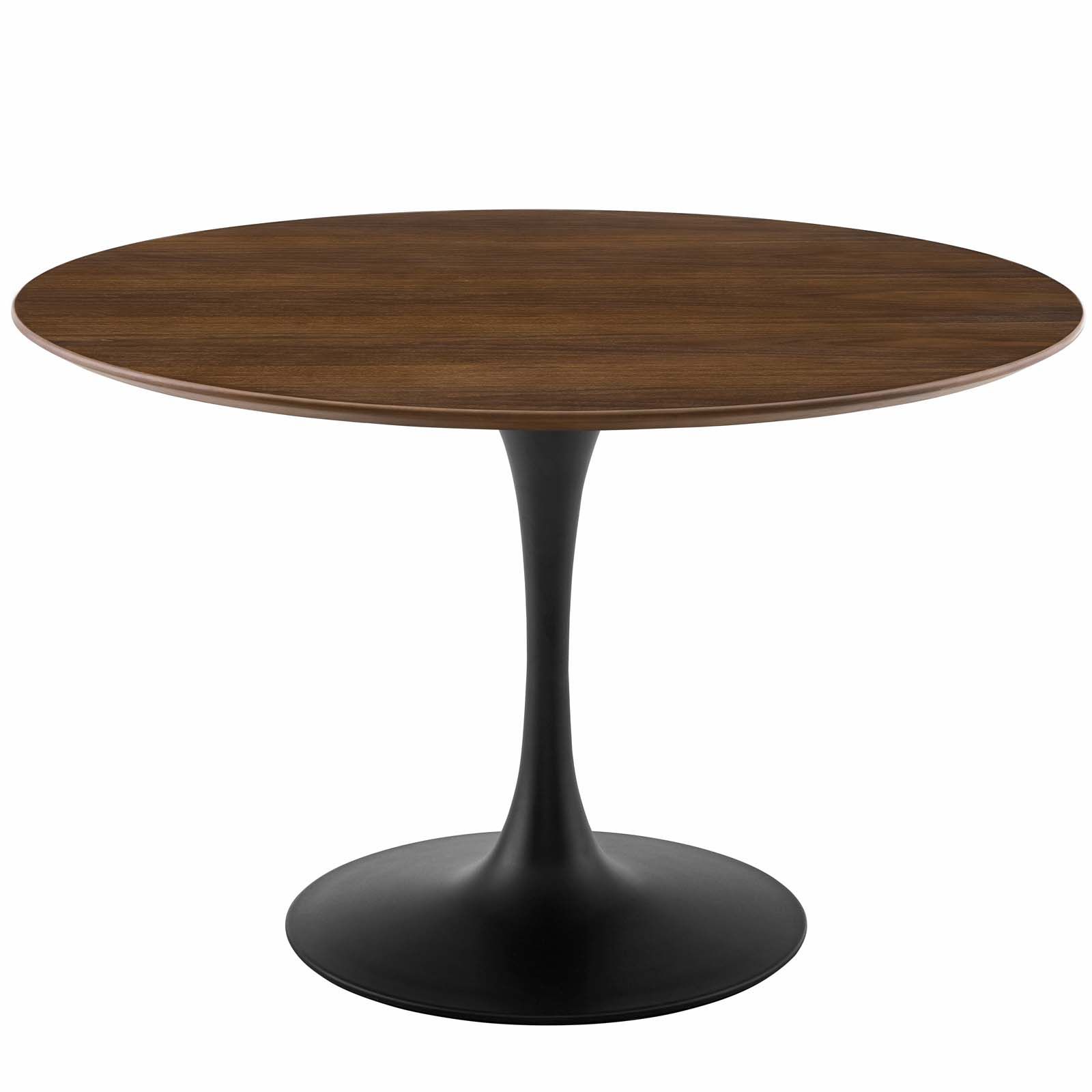 Lippa 47" Round Walnut Dining Table Throughout Preferred Walnut Tove Dining Tables (View 15 of 20)