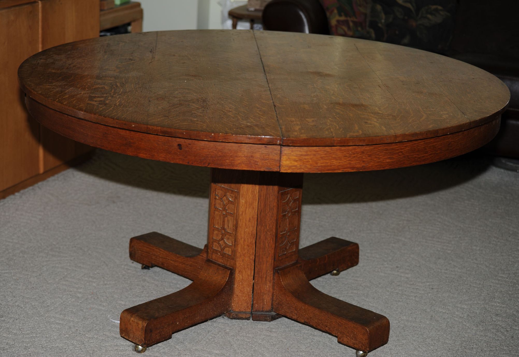 Most Current Antique Oak Dining Tables Regarding Dining Table: Value Antique Oak Dining Table (View 7 of 20)