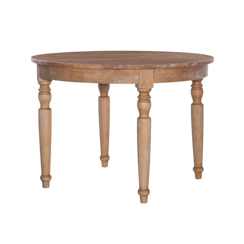 Newest Linon Avalon Wood Round Dining Table In Light Brown – Cymx474 With Regard To Light Brown Dining Tables (View 15 of 20)