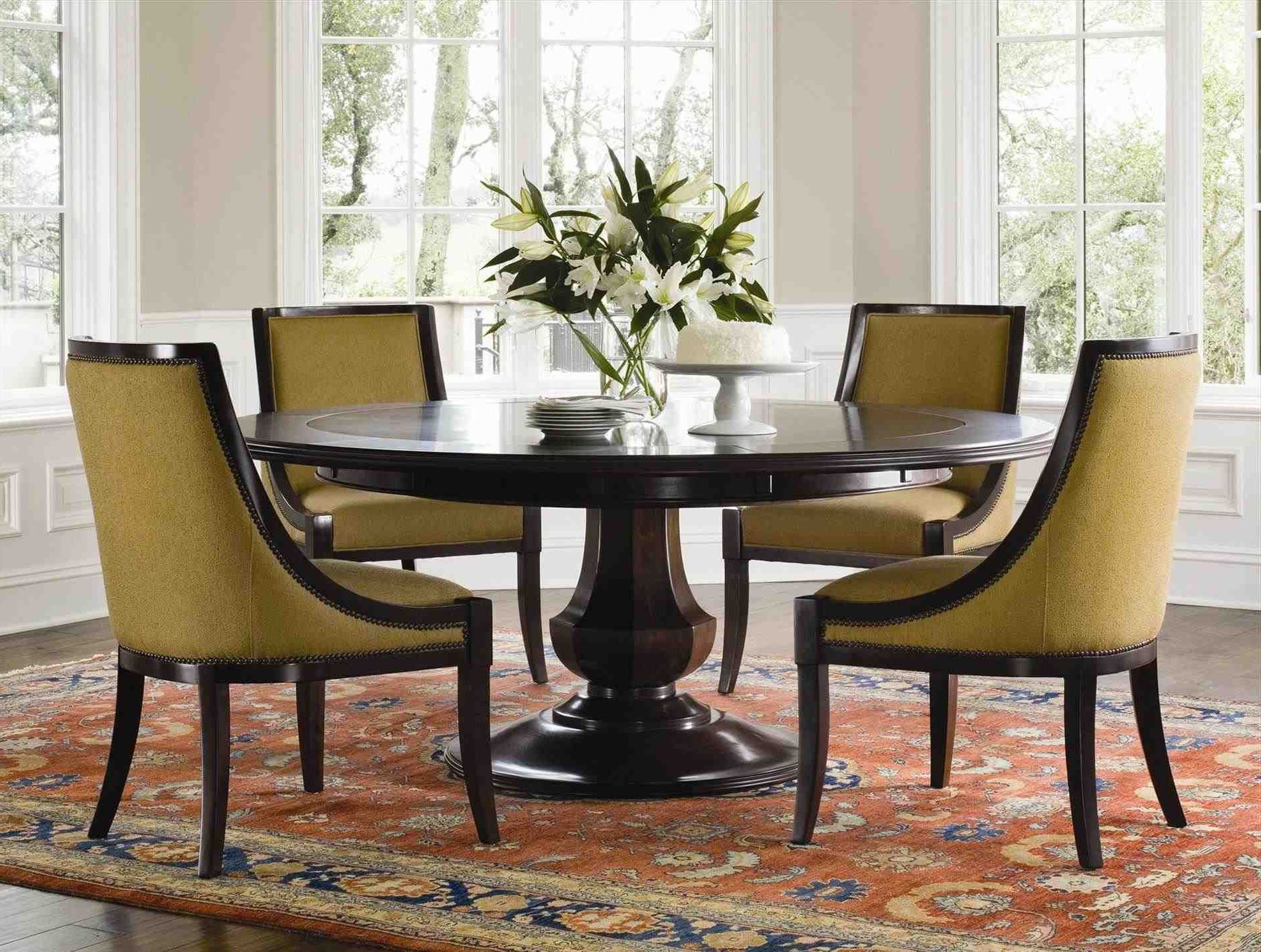 Round Pedestal Dining Tables With One Leaf In Trendy New Round Dining Room Sets With Leaf At Temasistemi (View 9 of 20)